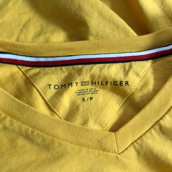 yellow tommy hilfiger shirt - Picture 2 of 4